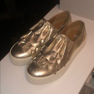 BP. Gold Platform Sneaker